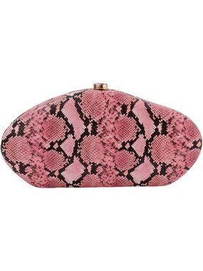 Chic Acrylic Shell Handbag with Removable Chain - Crossbody Clutch for Weddings
